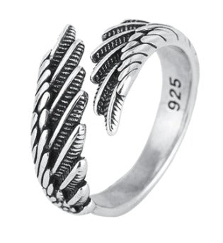 Anillo de pluma ajustable unisex - additional image 2