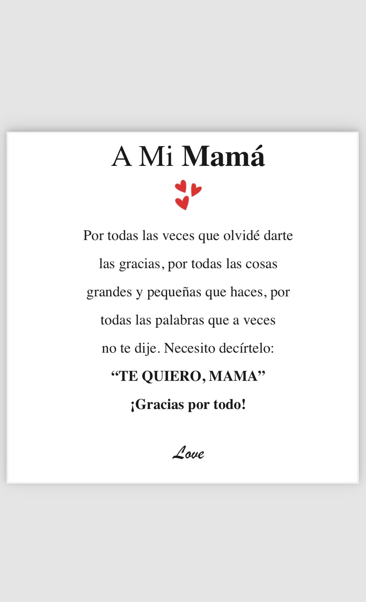 Dedicatoria A MI MAMA