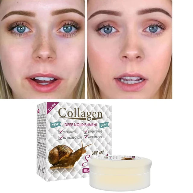 Crema facial de Colágeno de caracol