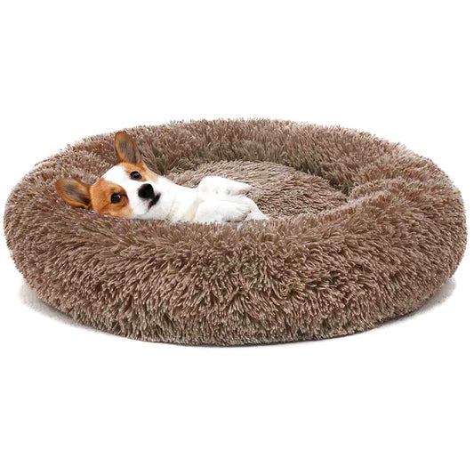 Cama Perro Grande Marron 90 cm